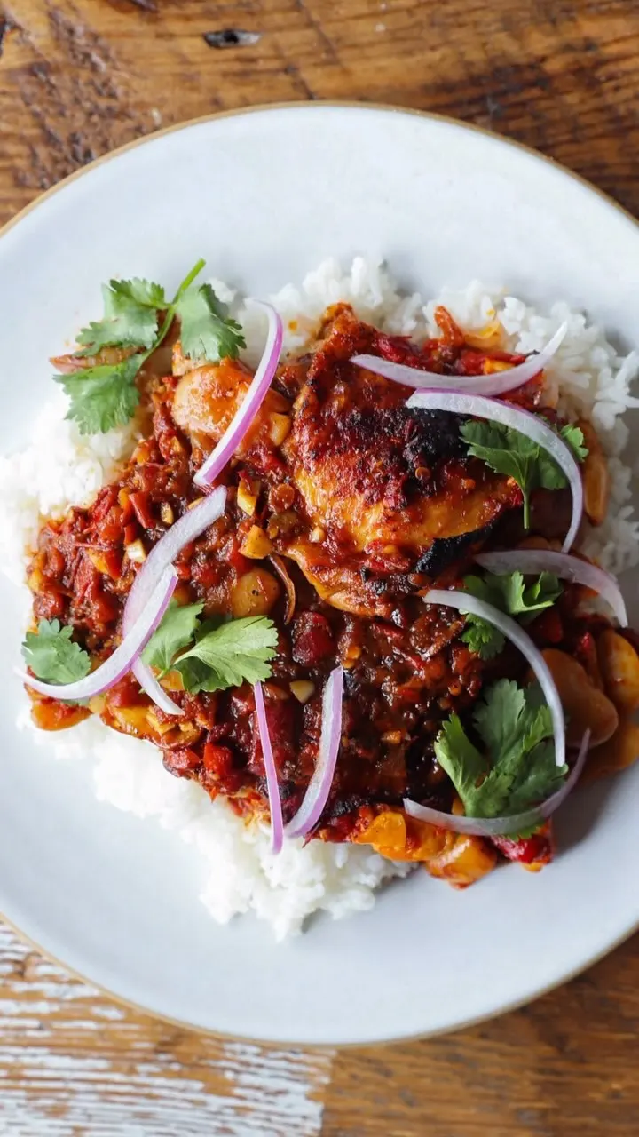 harissa-chicken-and-beans