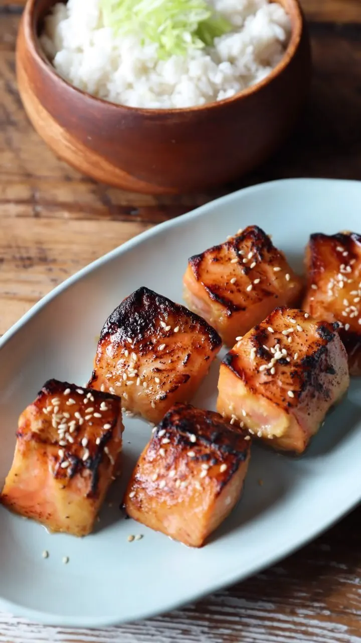 miso-salmon-with-coconut-rice