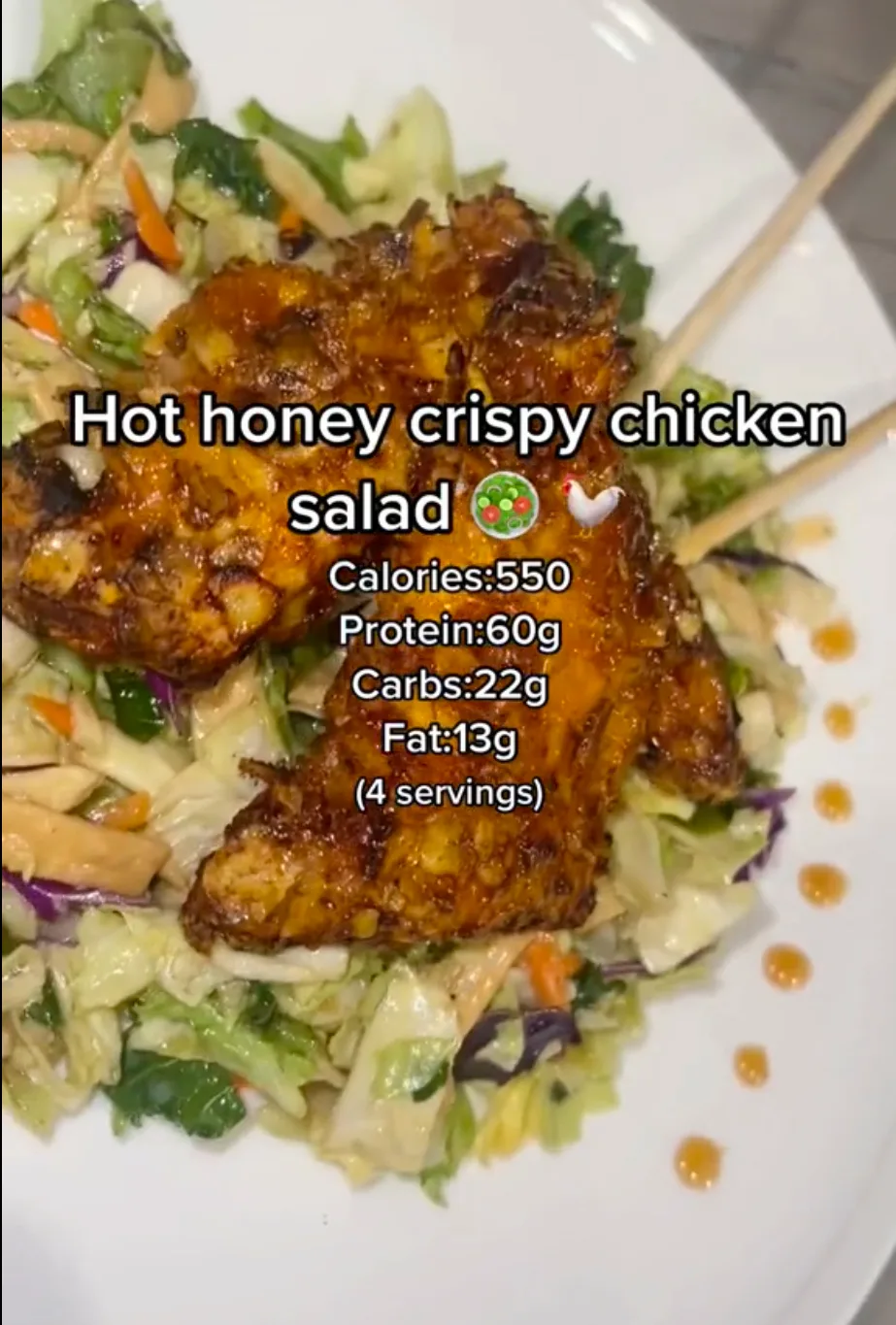 hot-honey-crispy-chicken-salad