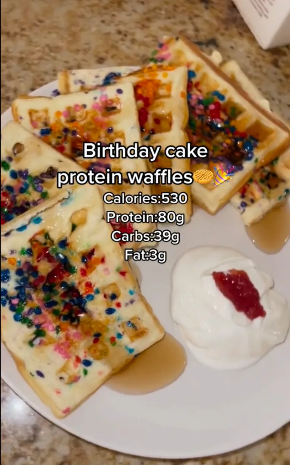 confetti-cake-protein-waffles