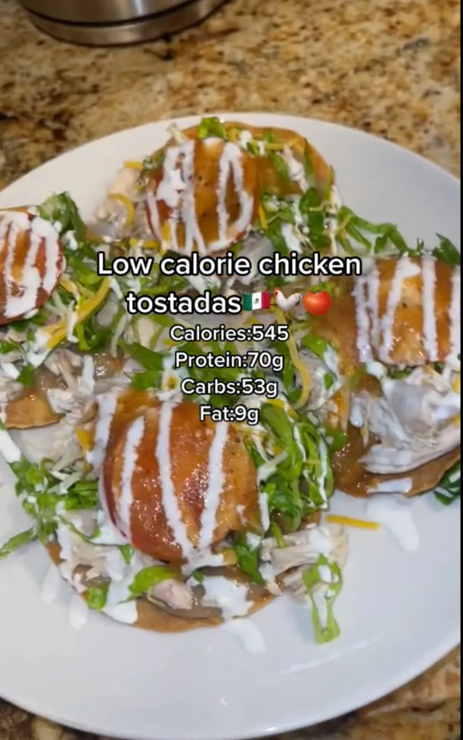 low-calorie-chicken-tostadas