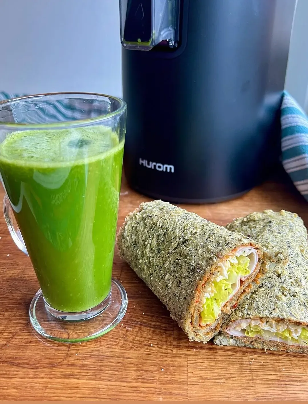 zero-waste-green-juice-and-quinoa-wrap