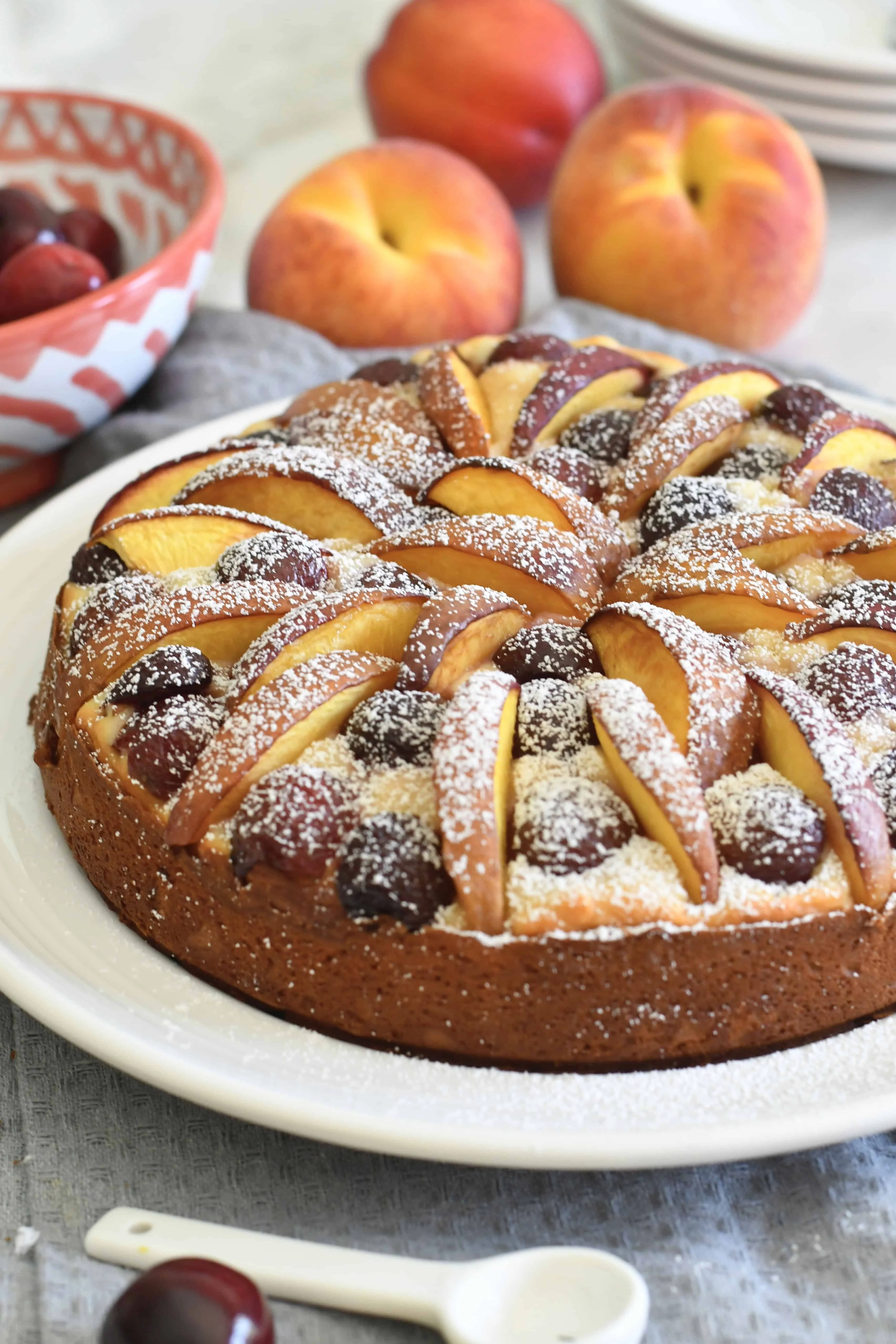 soft-and-moist-cherry-and-peach-yogurt-cake