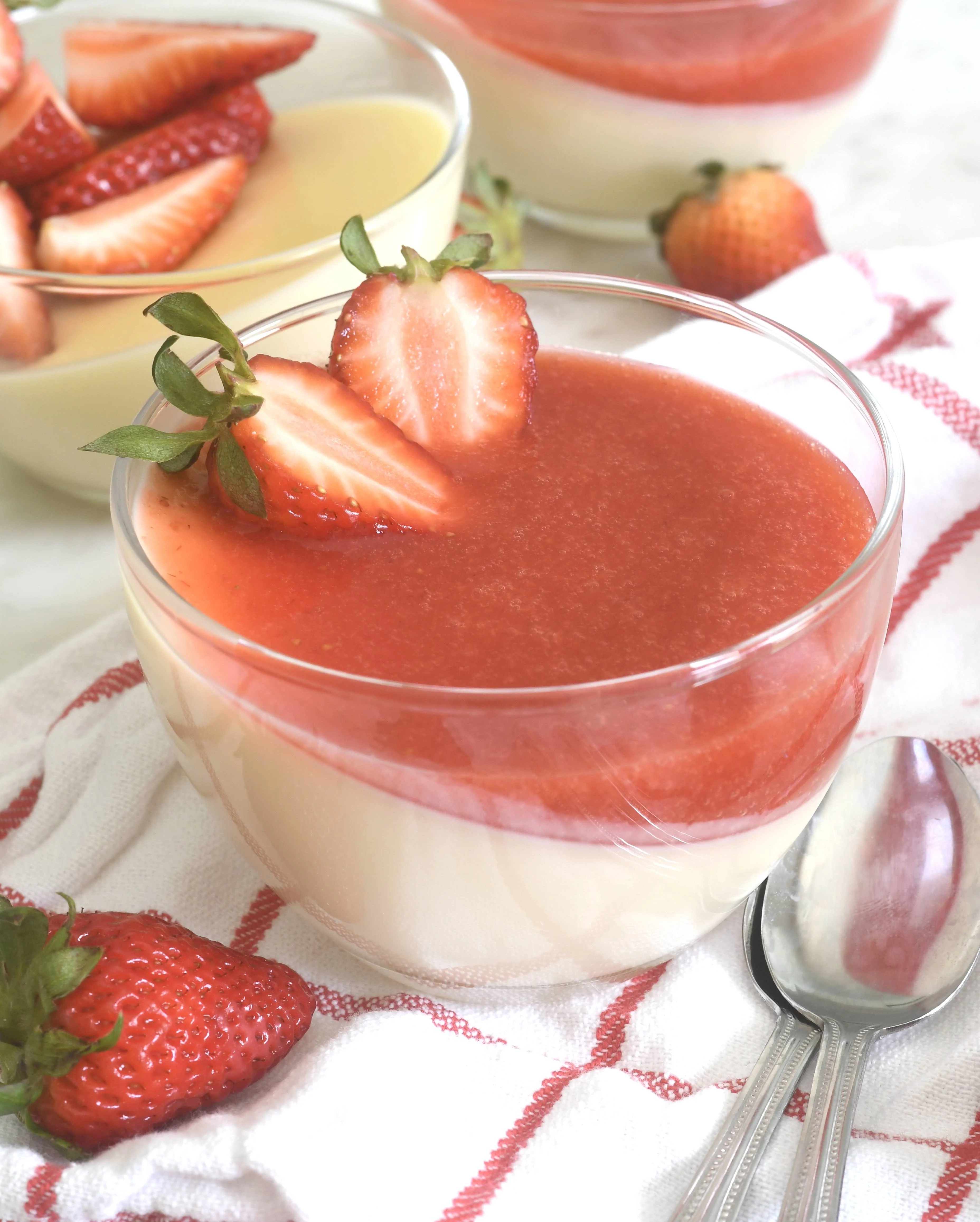 traditional-panna-cotta-with-strawberry-sauce