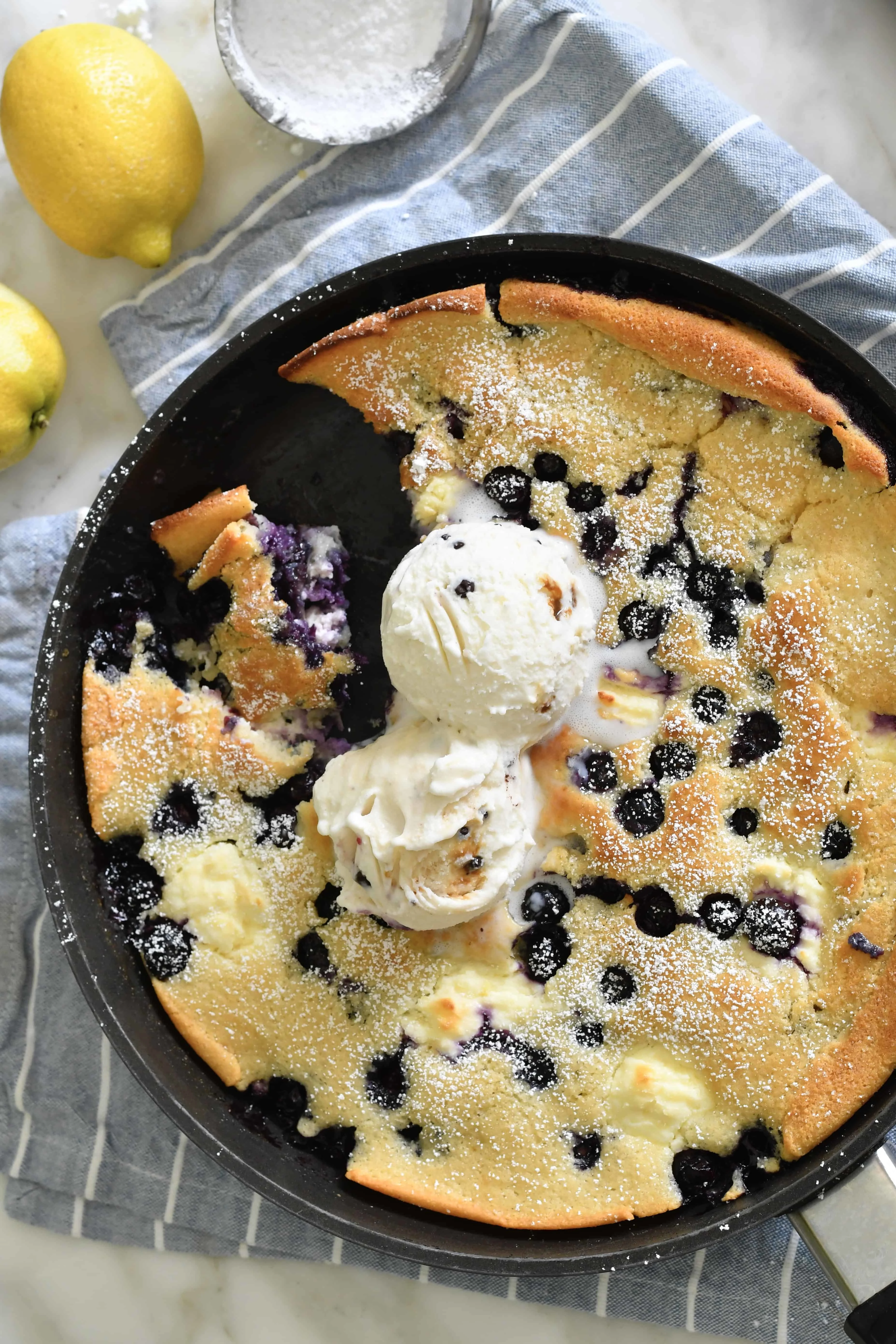 blueberry-cream-cheese-skillet-cake