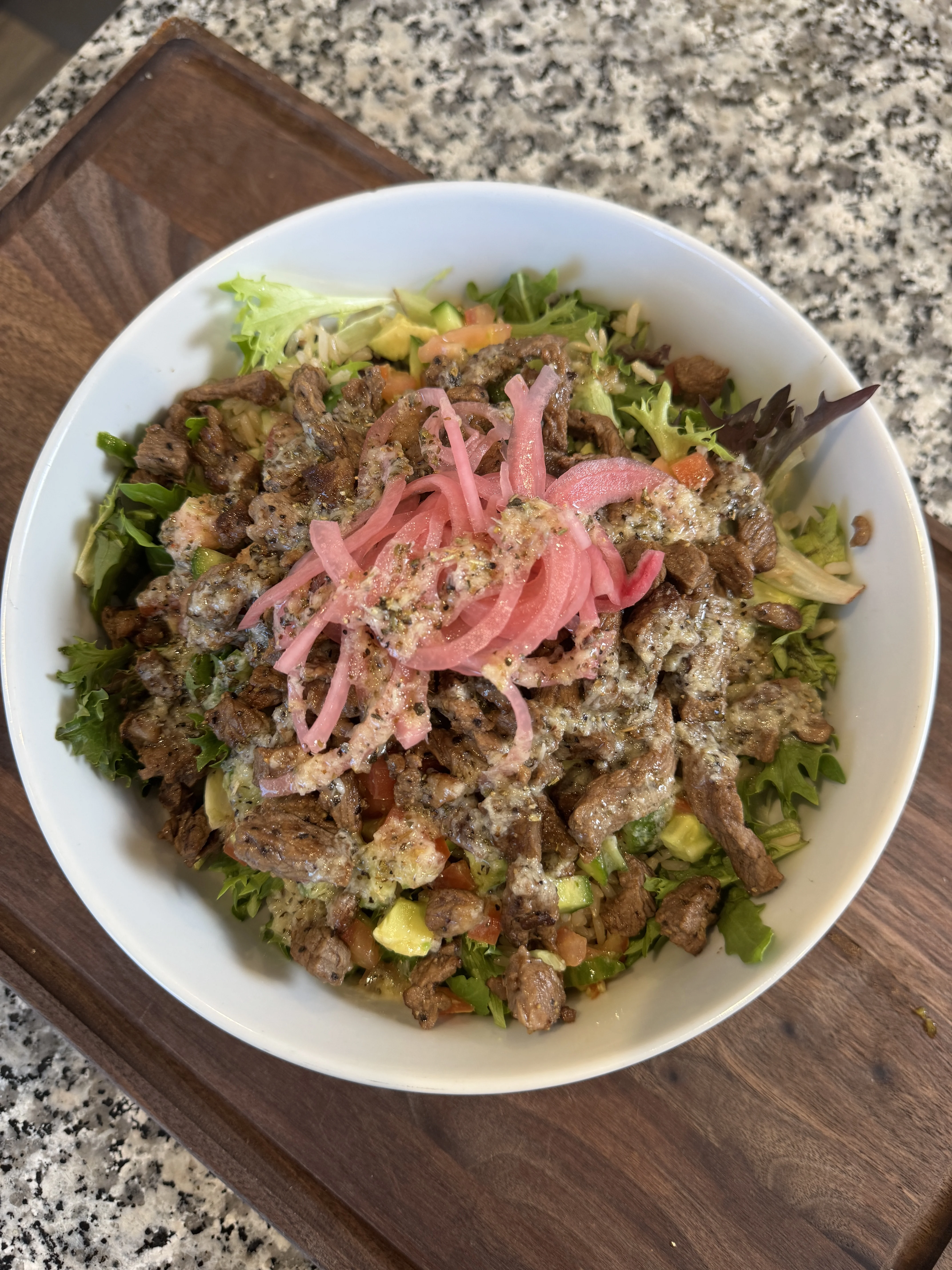 steak-salad-with-homemade-dressing