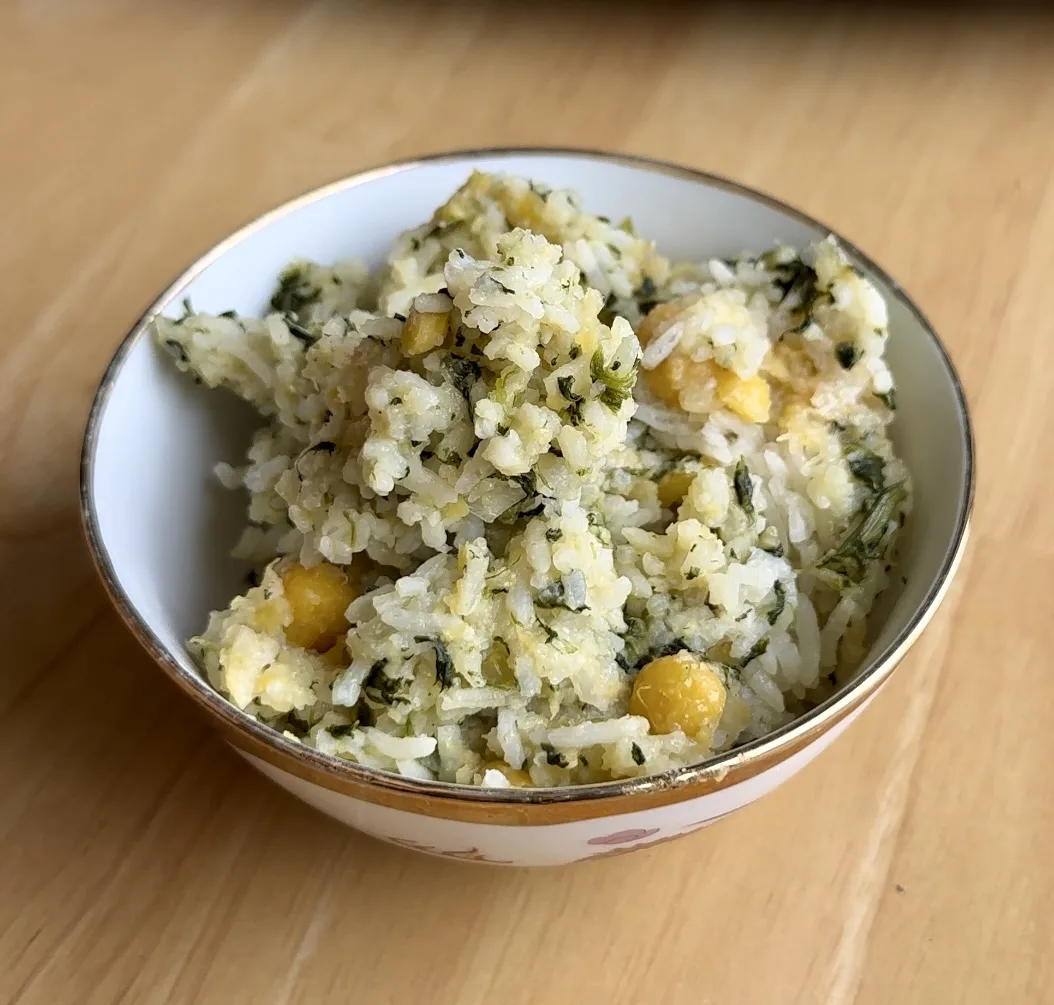 chickpea-spinach-rice