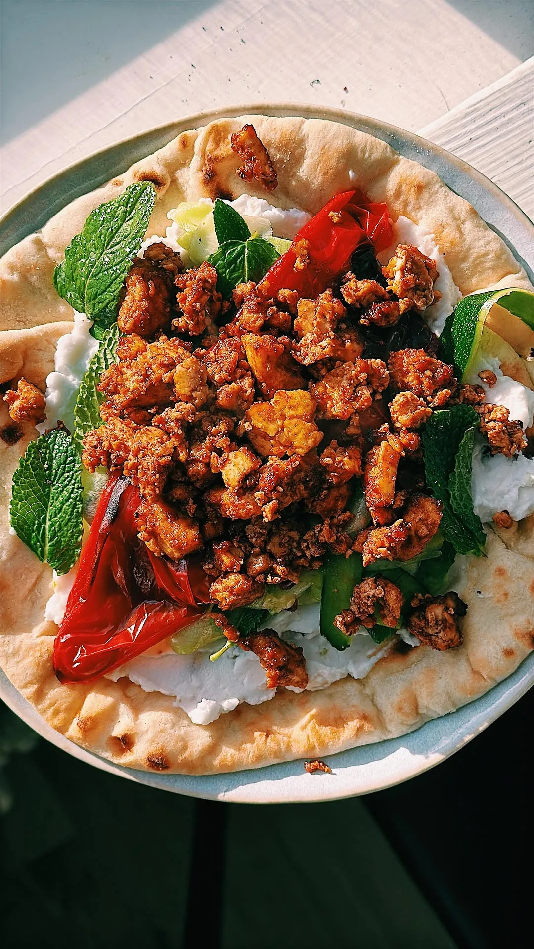 bbq-tofu-flatbread