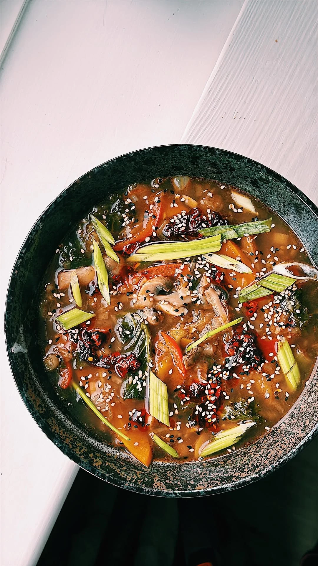 one-pot-disco-pulled-aubergine-chinese-sweet-n-sour-soup