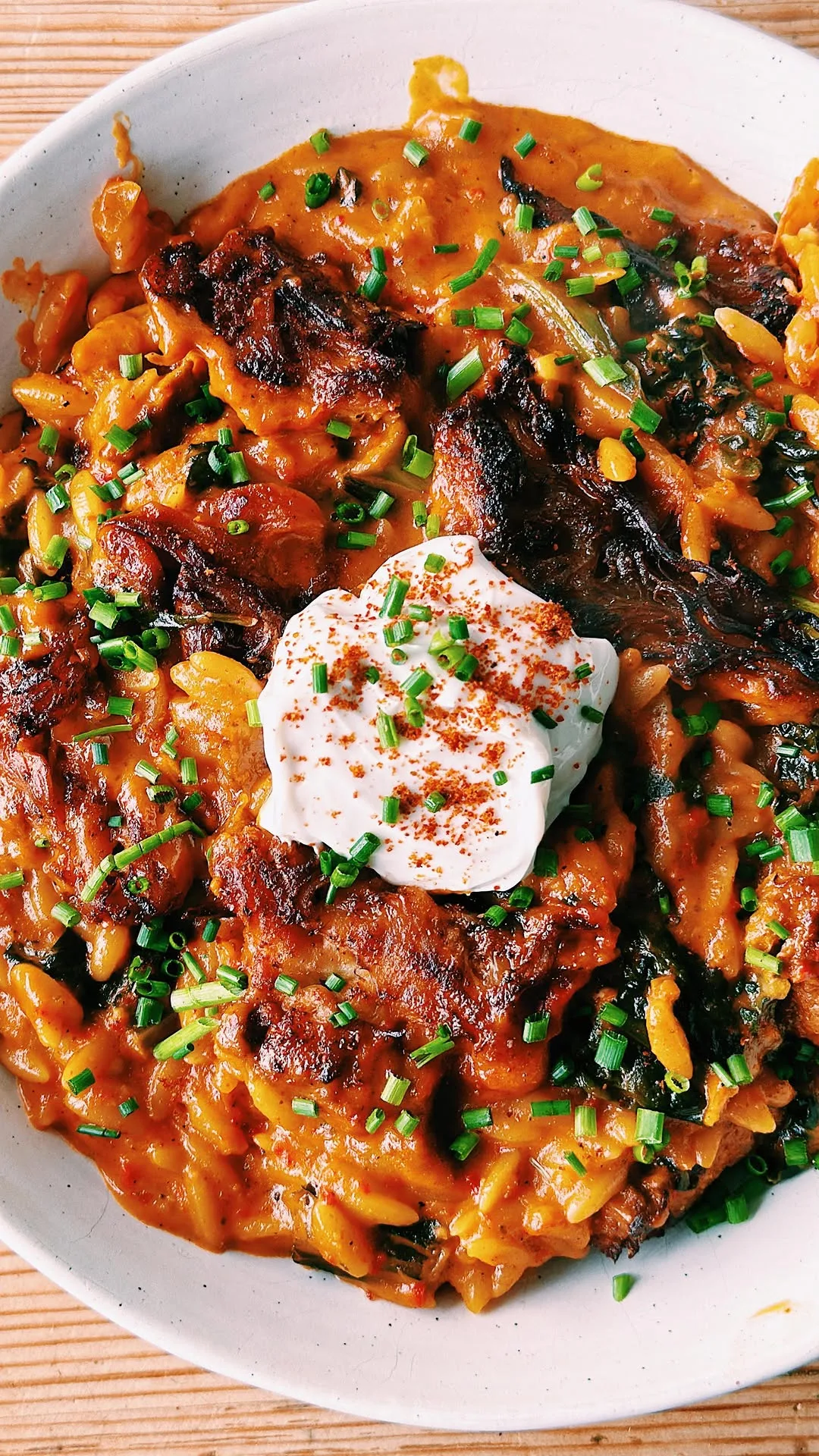 creamy-'chicken'-orzo-bake