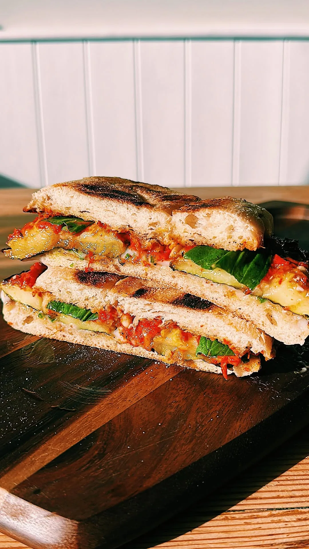 charred-courgette-and-roasted-red-pepper-dip-ciabatta