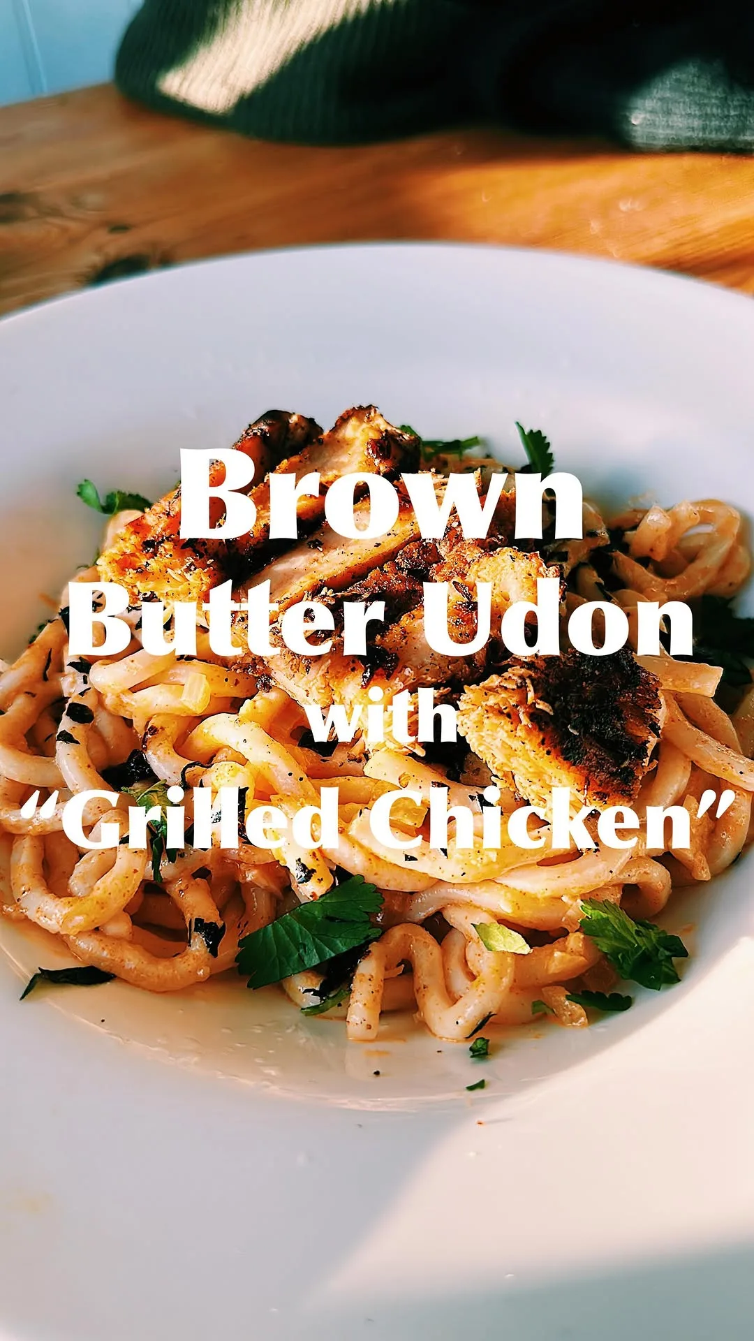 brown-butter-and-miso-udon-with-a-charred-"chicken-breast"