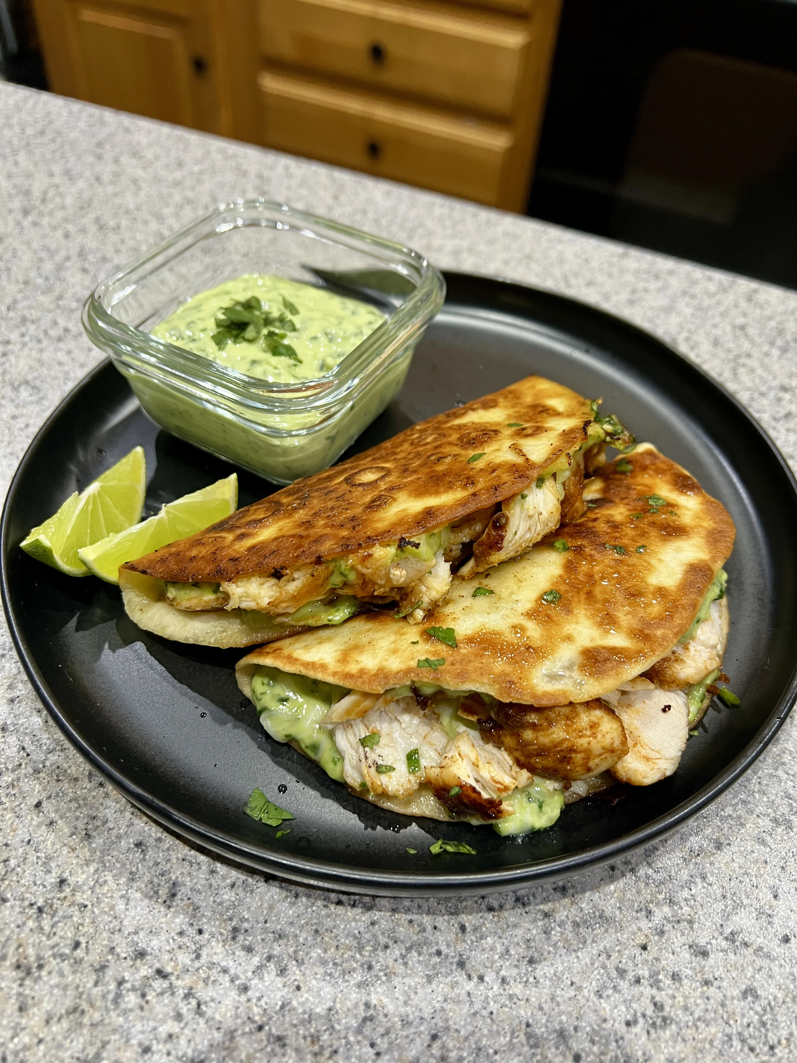 aji-verde-crispy-chicken-quesadillas