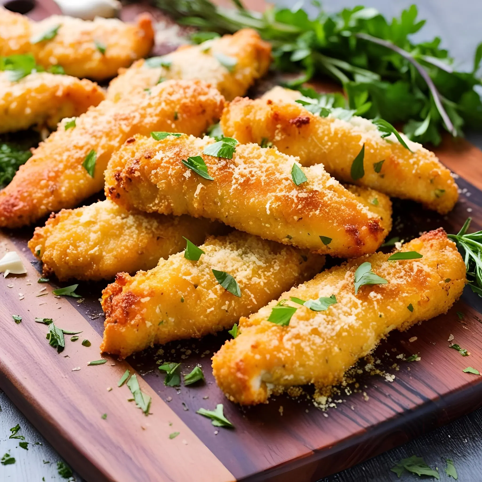 crispy-baked-chicken-tenders-recipe-with-garlic-parmesan