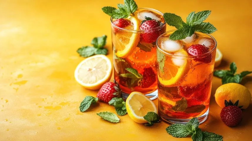 strawberry-iced-tea