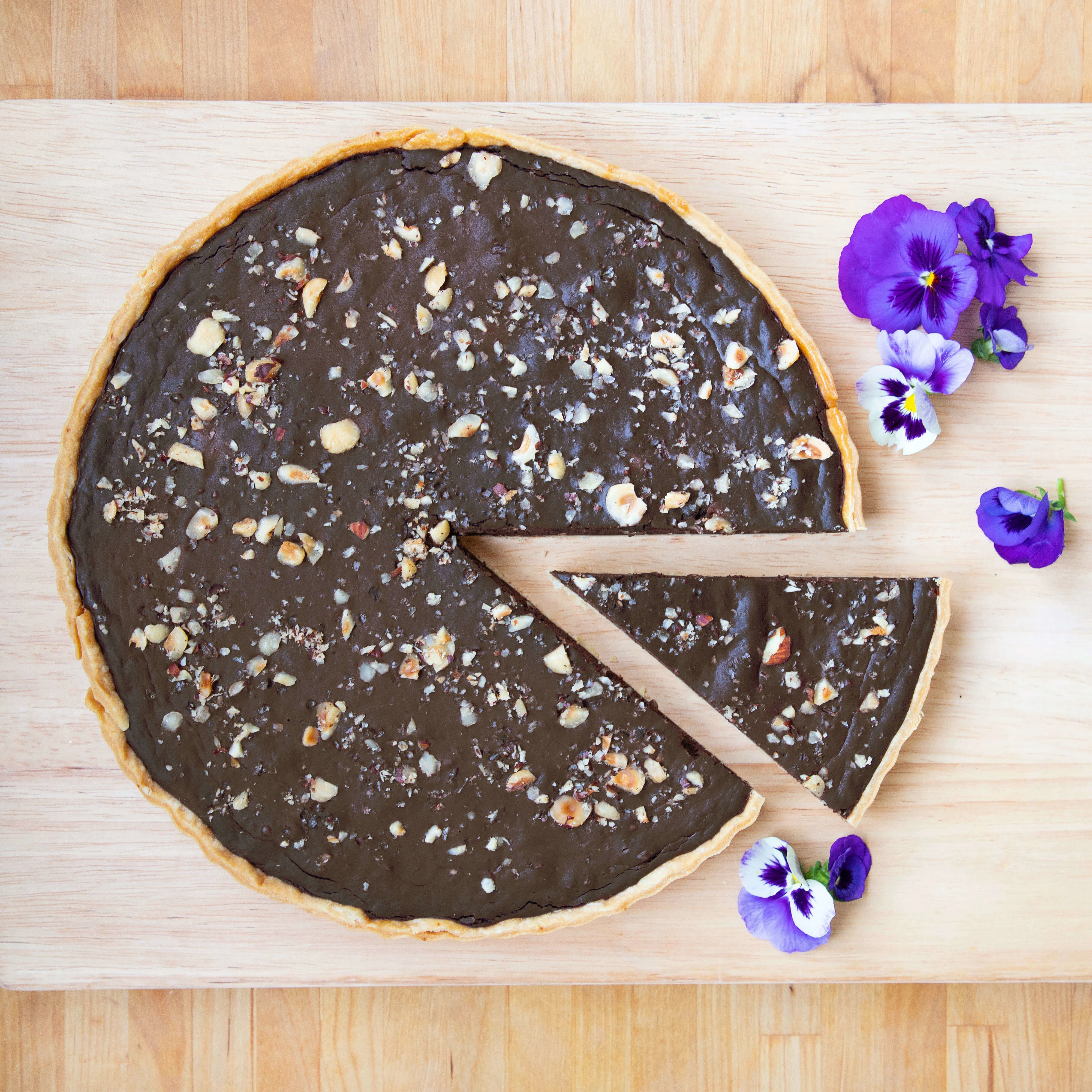 chocolate-hazelnut-tart