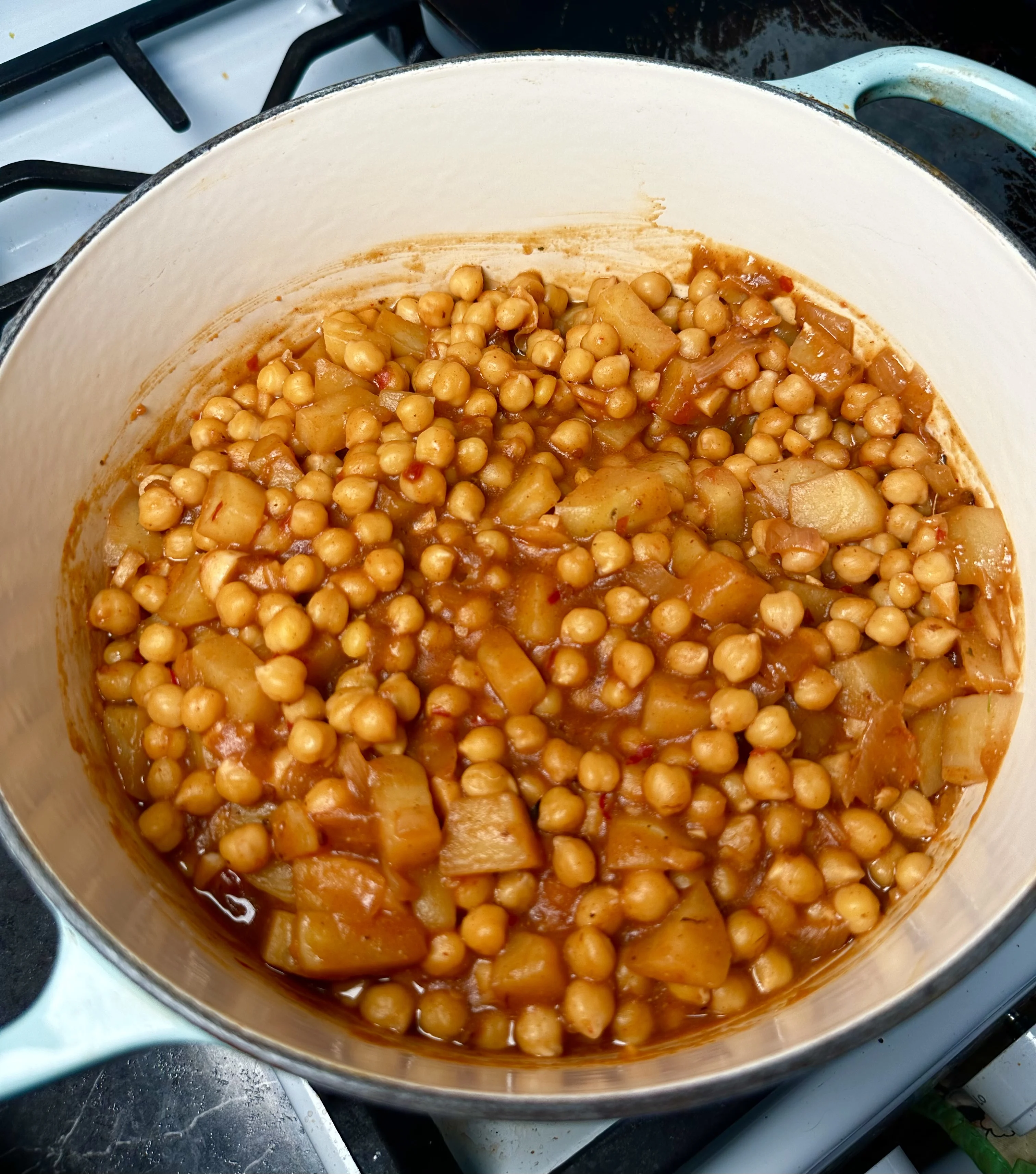 mapo-chickpeas