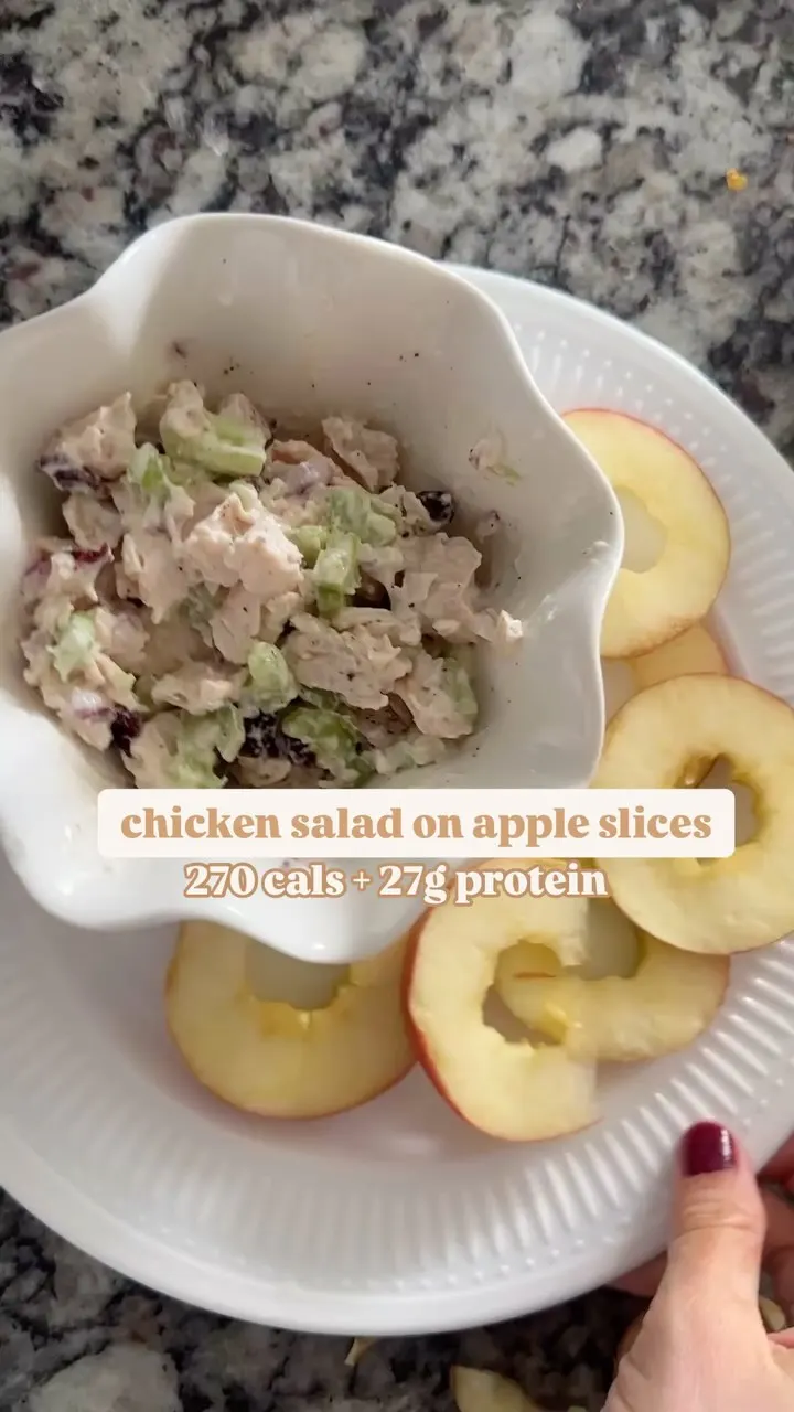 chicken-salad-on-apple-slices
