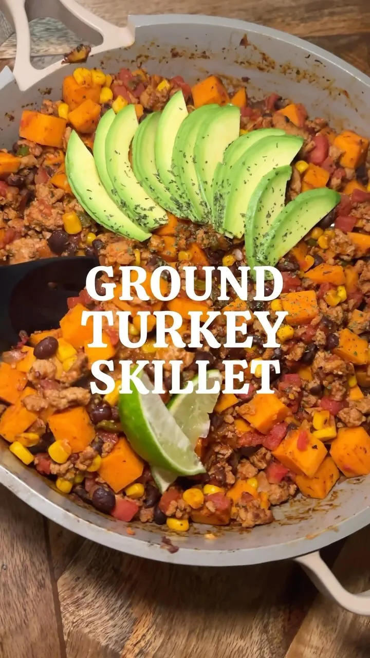 one-pan-ground-turkey-skillet