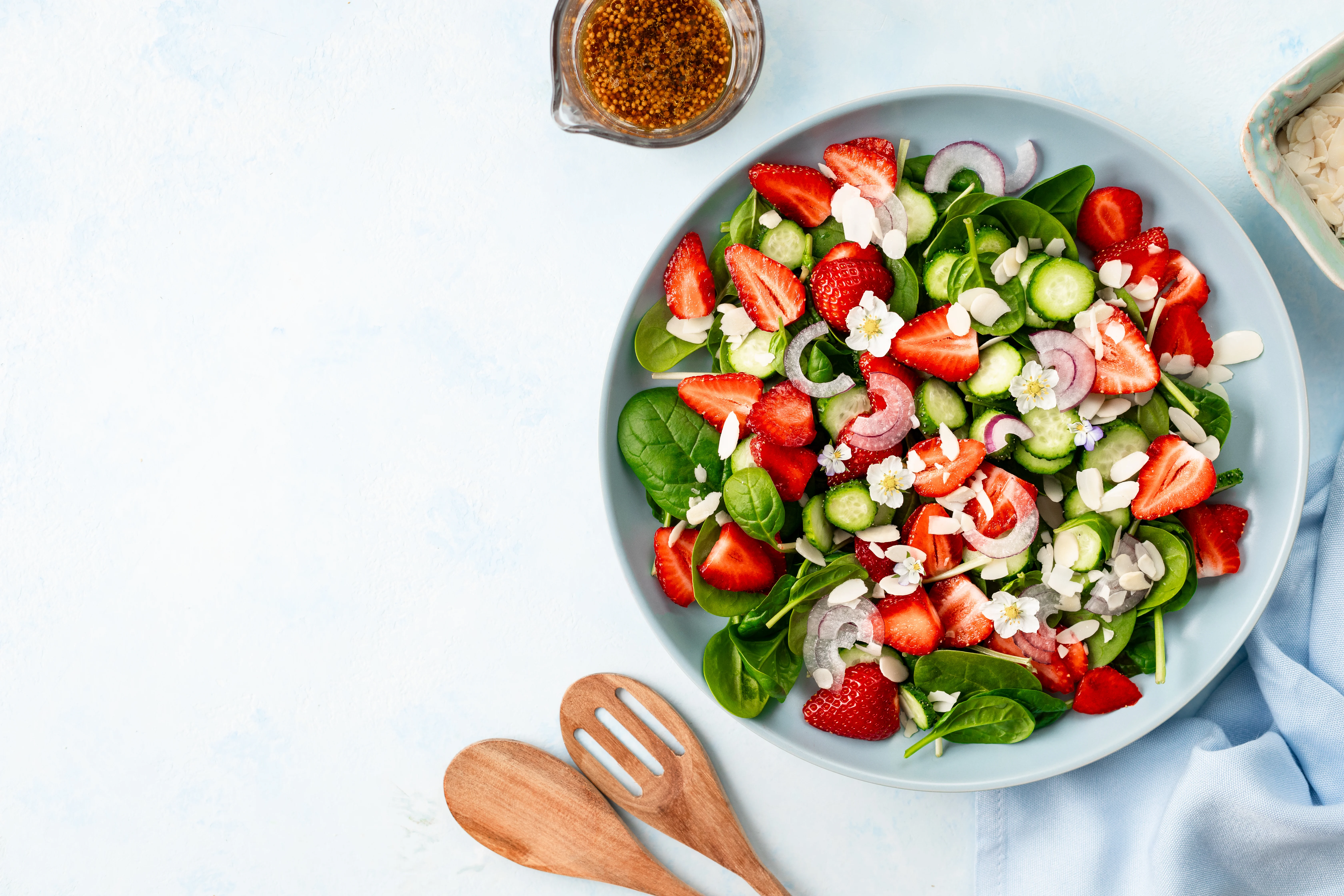 avocado-strawberry-feta-and-almond-salad