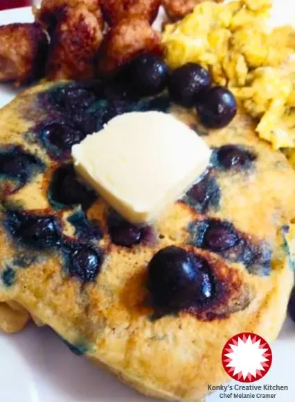 blueberry-corn-pancakes