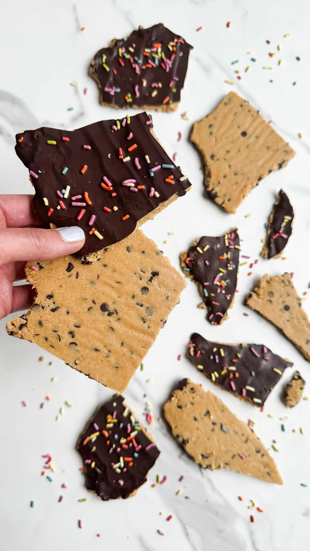 protein-cookie-dough-bark
