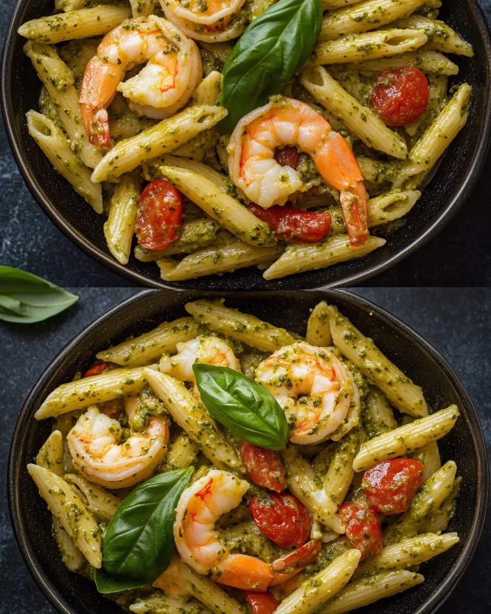 creamy-pesto-shrimp-pasta