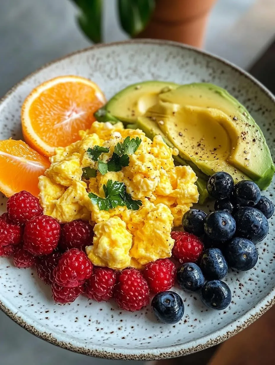 protein-packed-scrambled-egg-breakfast-plate
