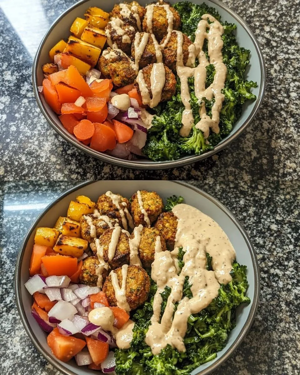baked-falafel-bowls-with-tahini-lemon-sauce