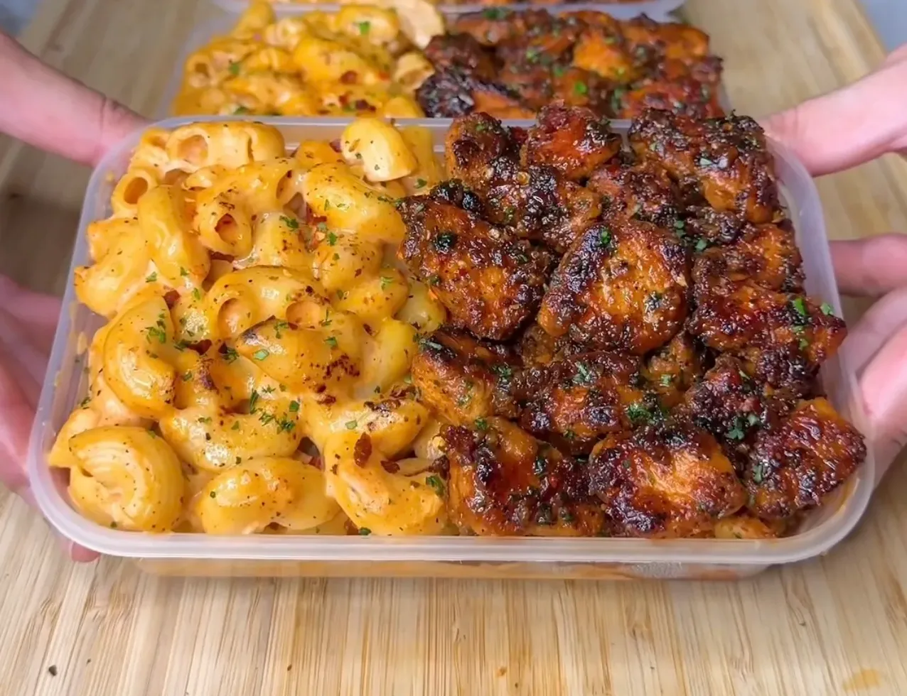 honey-garlic-butter-chicken-mac-n-cheese