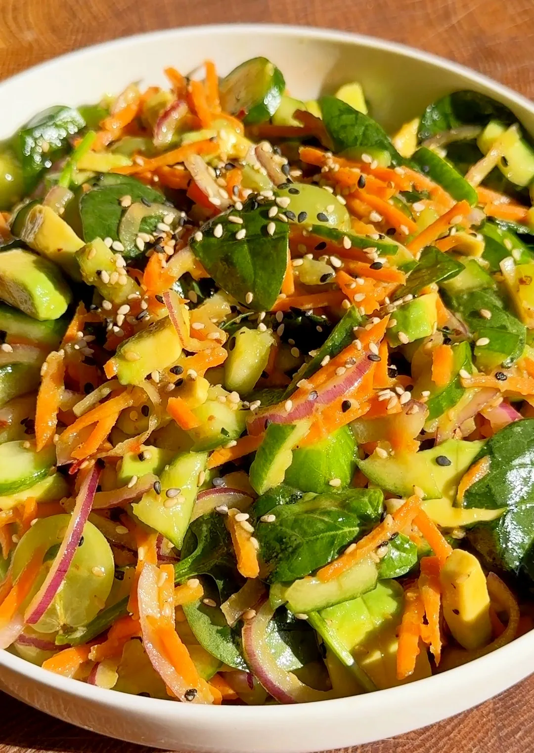 asian-cucumber-avocado-salad
