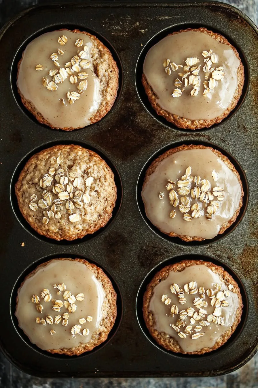 banana-oat-muffins-with-maple-glaze
