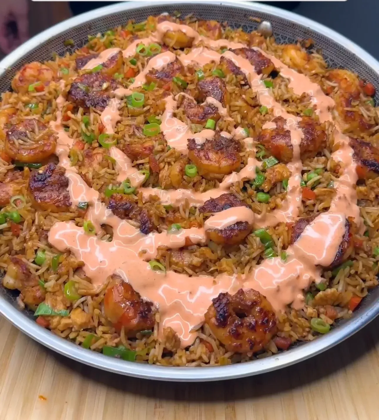 high-protein-garlic-shrimp-fried-rice