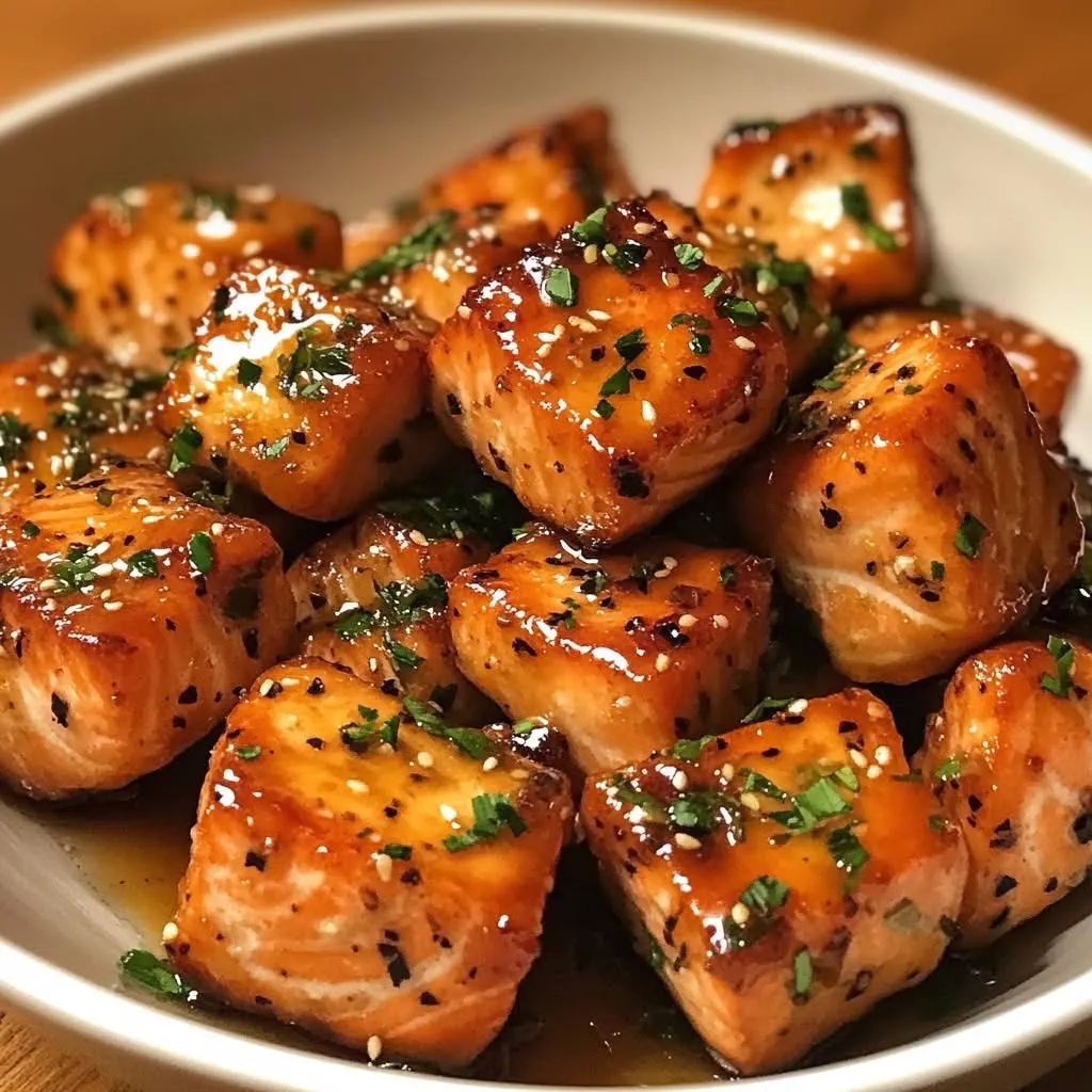 honey-butter-garlic-glazed-salmon-bites