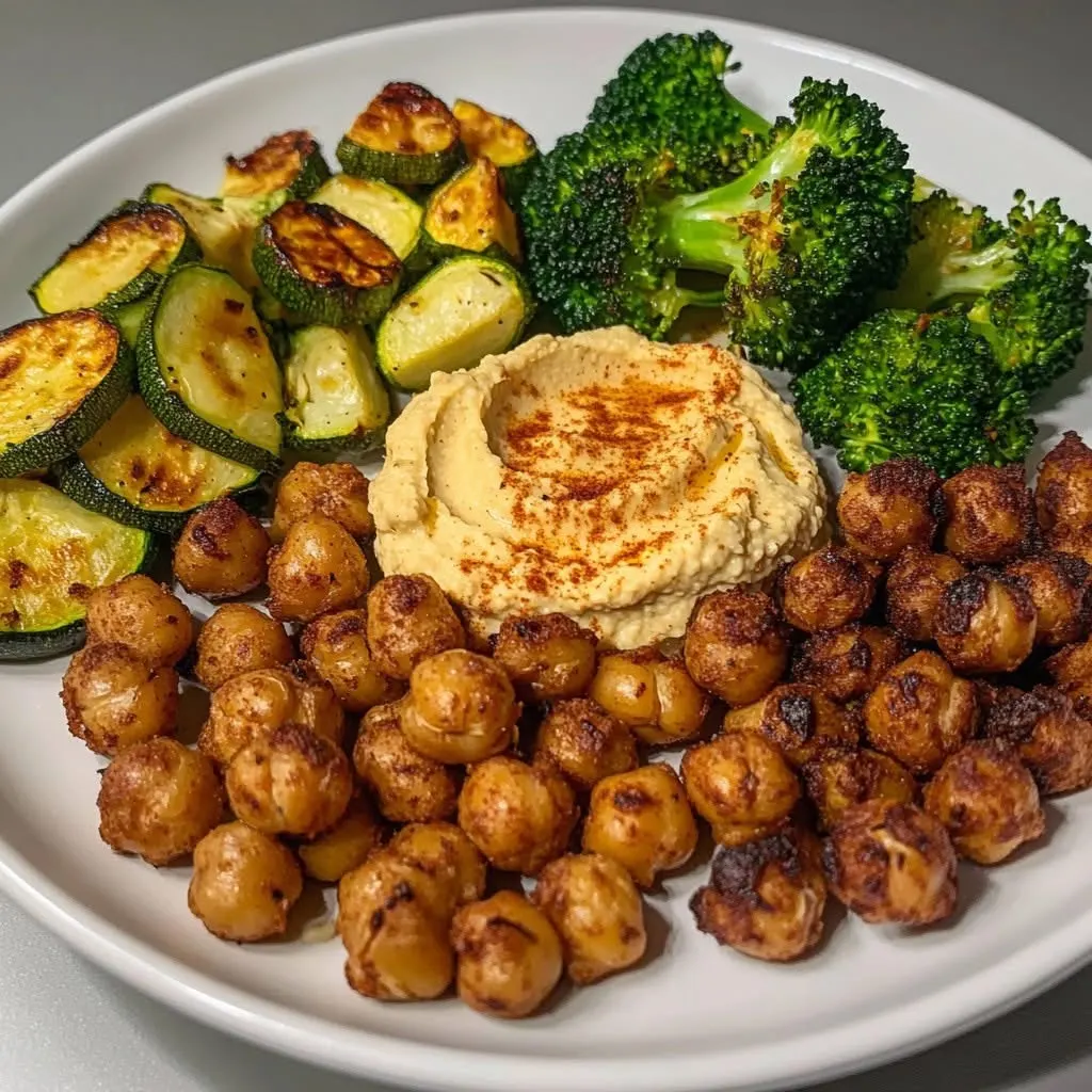 roasted-veggie-and-chickpea-bowl-with-hummus