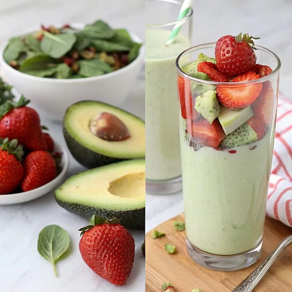 avocado-strawberry-smoothie