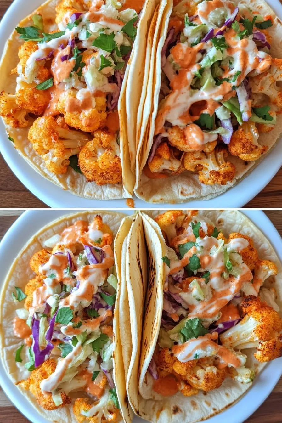 crispy-baked-buffalo-cauliflower-tacos-with-ranch-slaw