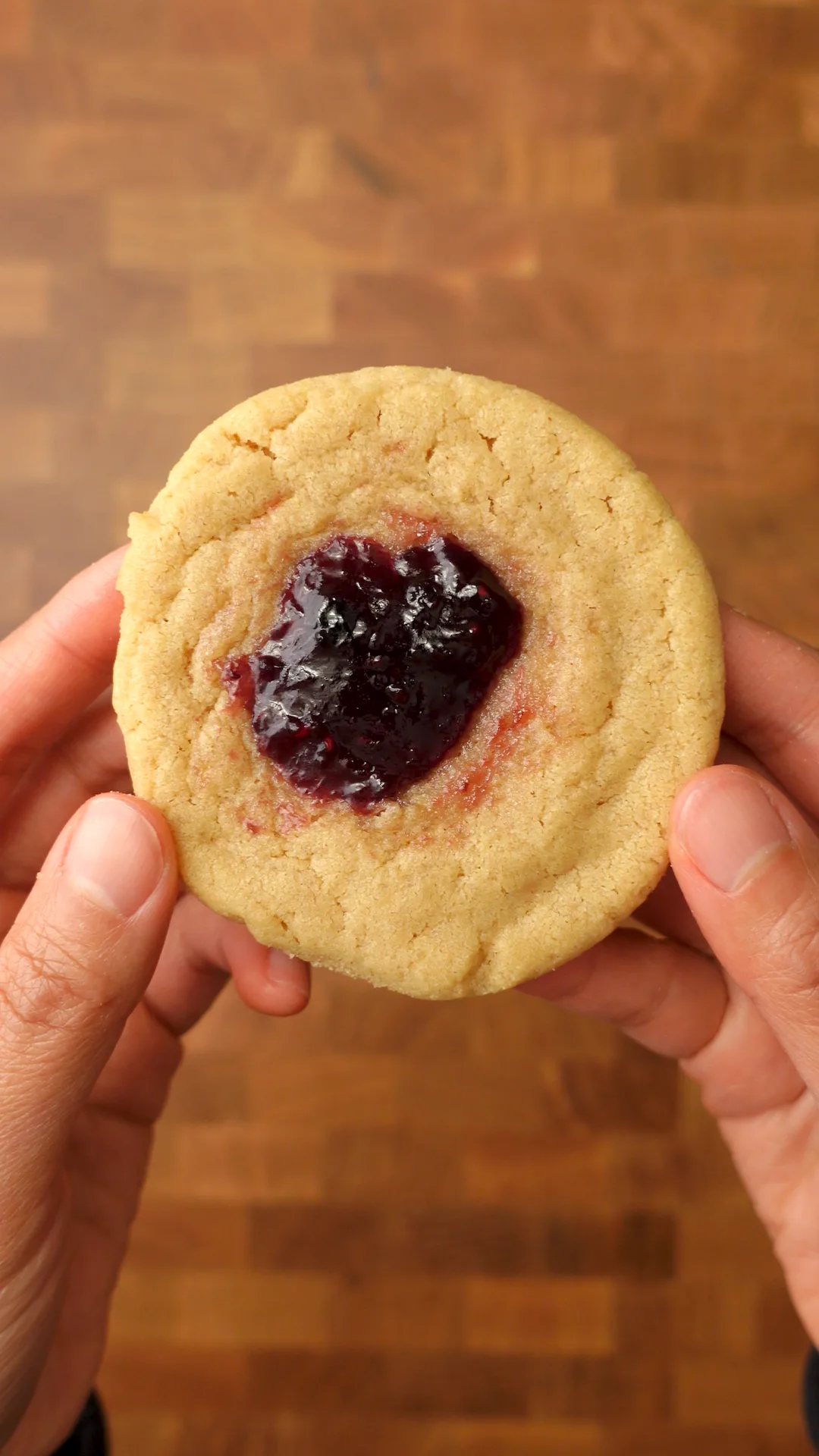 peanut-butter-jelly-thumbprint-cookie
