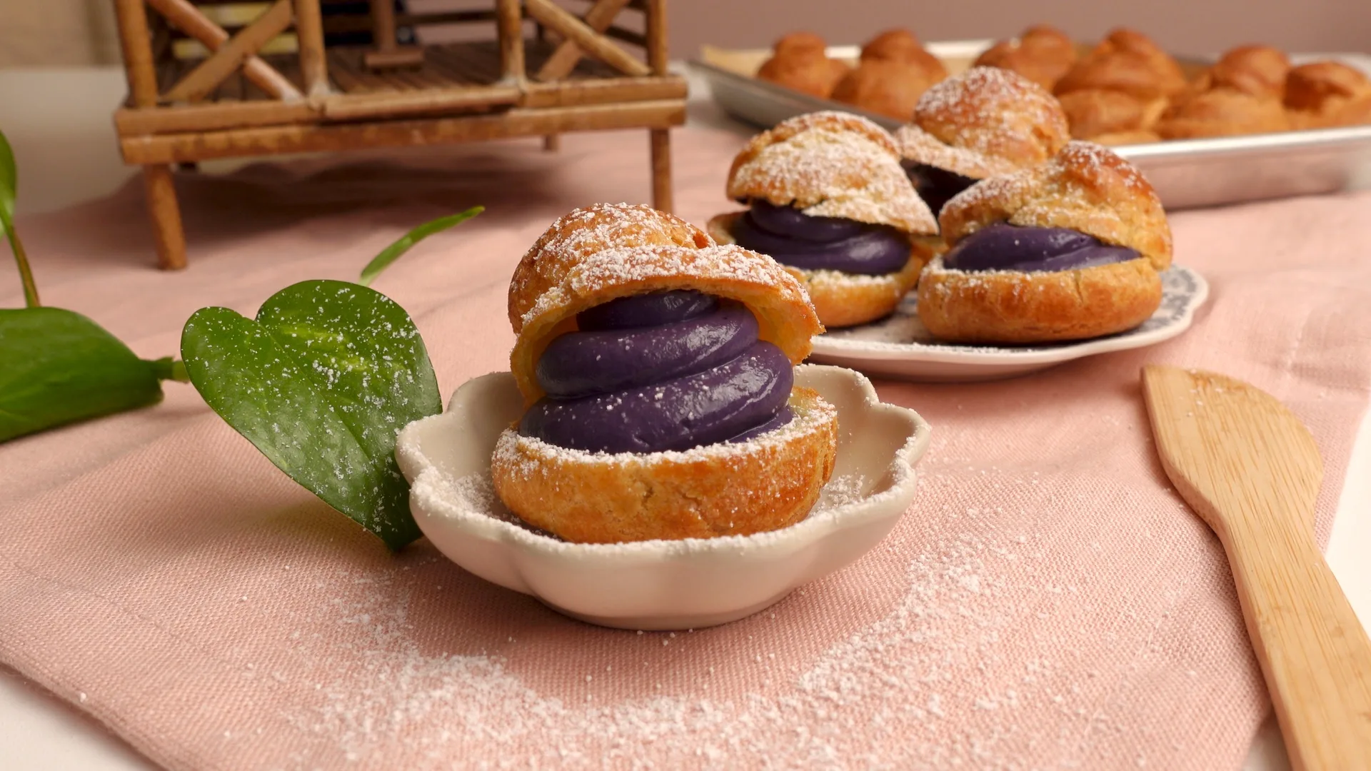 ube-cream-puff