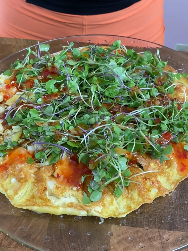 shrimp-omelette