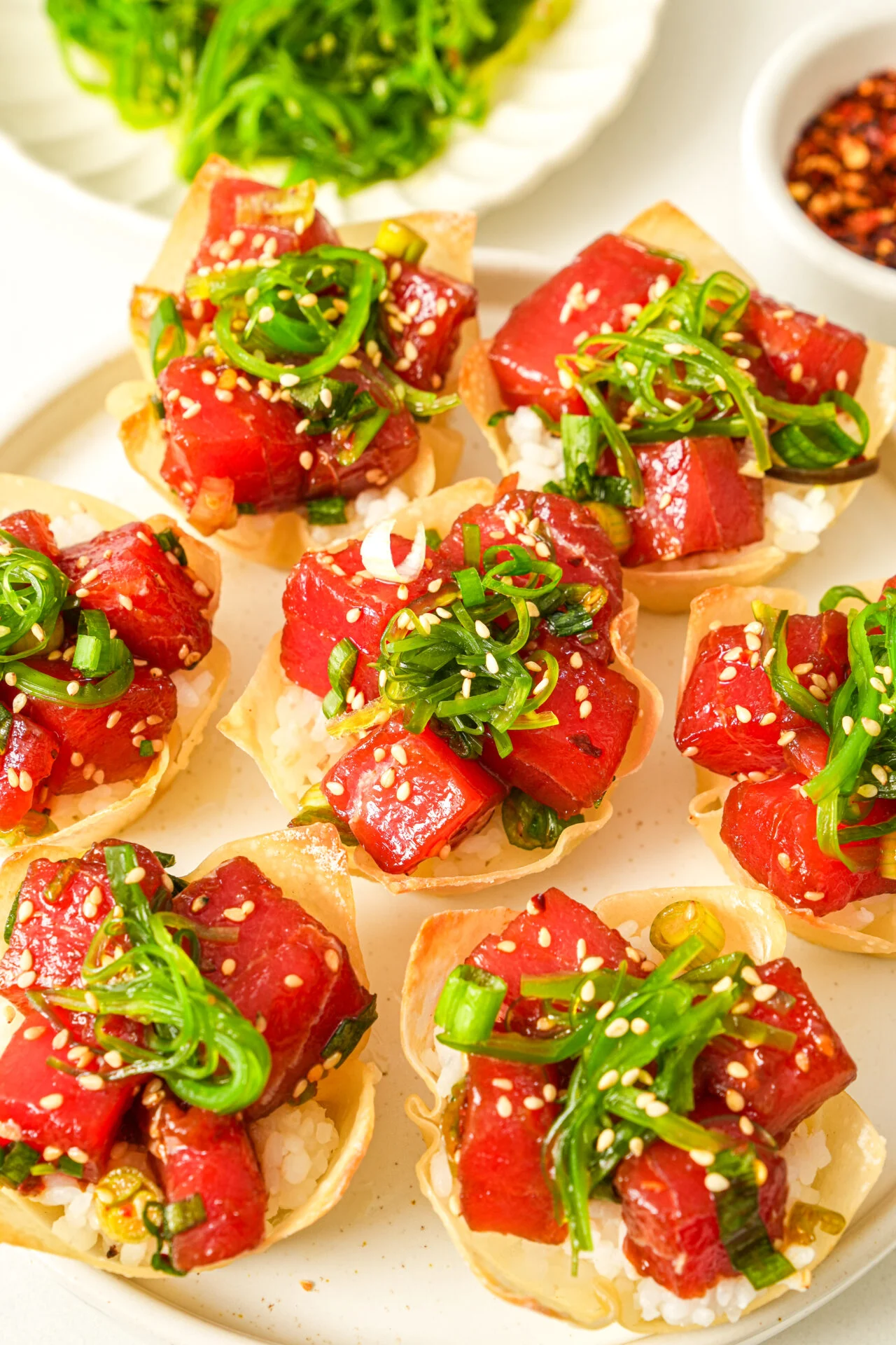 best-tuna-poke-recipe-with-wonton-cups
