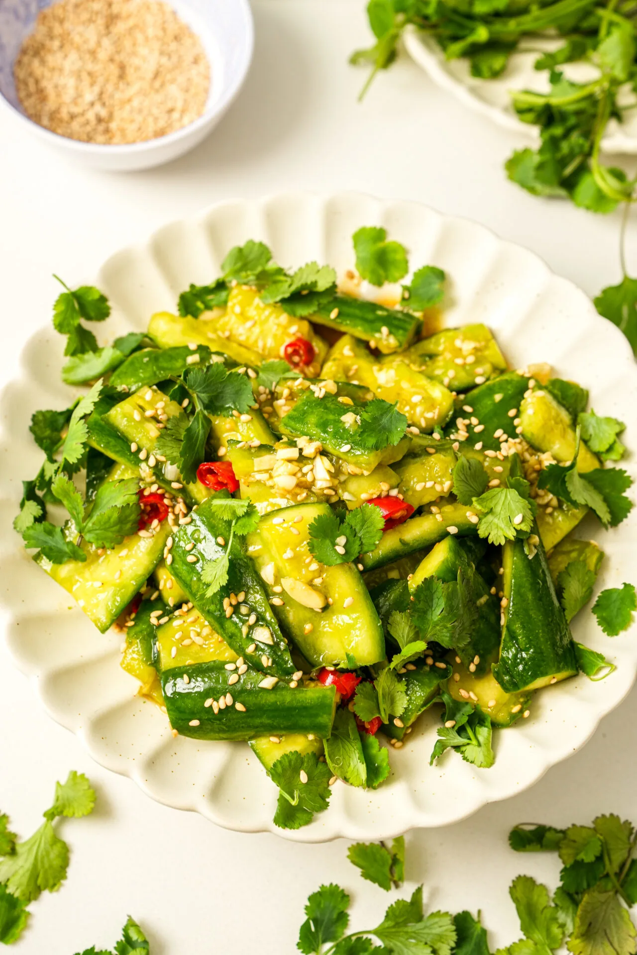smashed-cucumber-salad-with-garlic