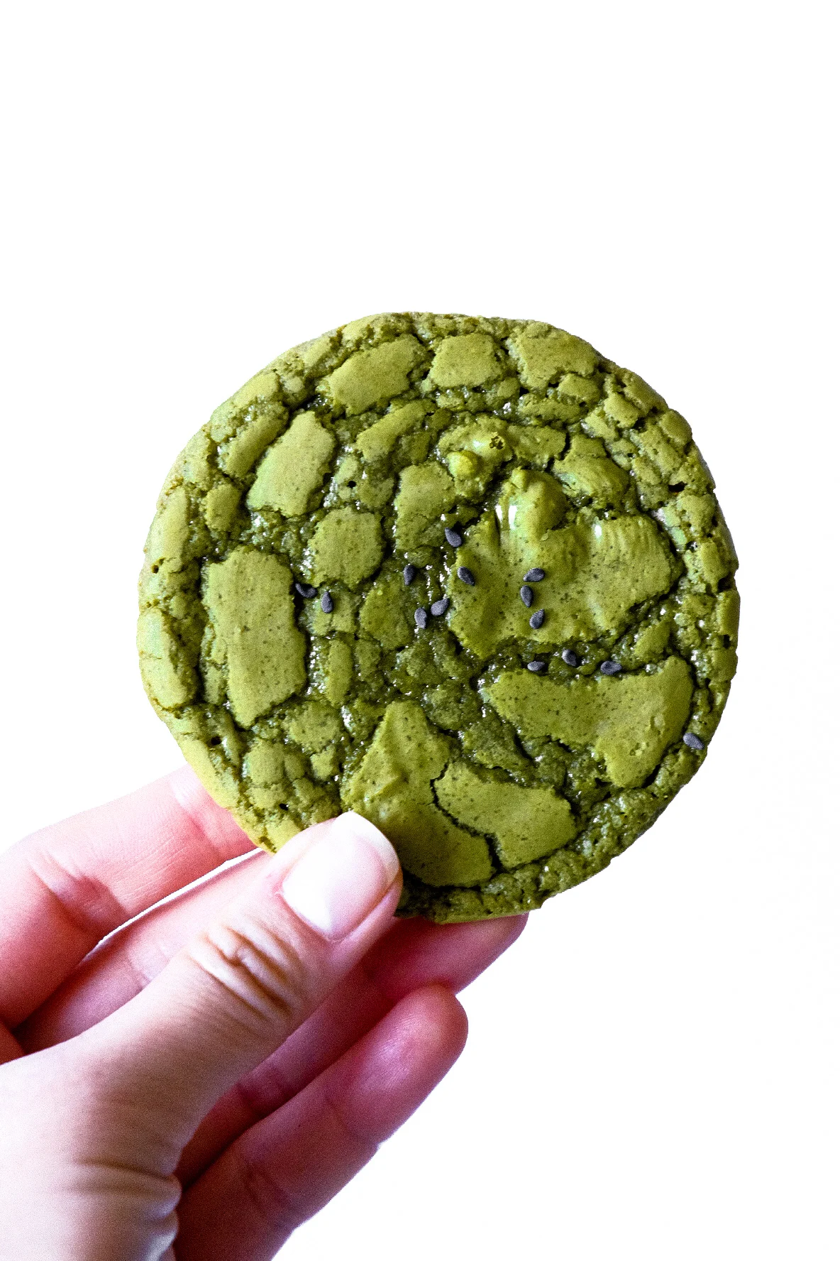 matcha-chocolate-crinkle-cookies