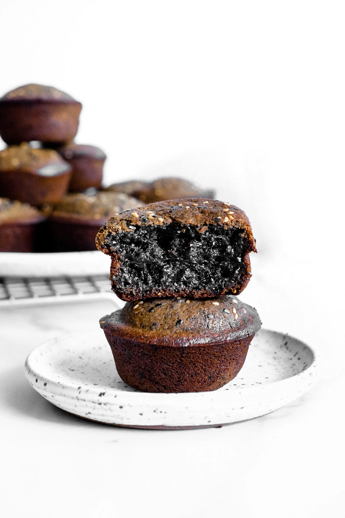 black-sesame-mochi-muffins