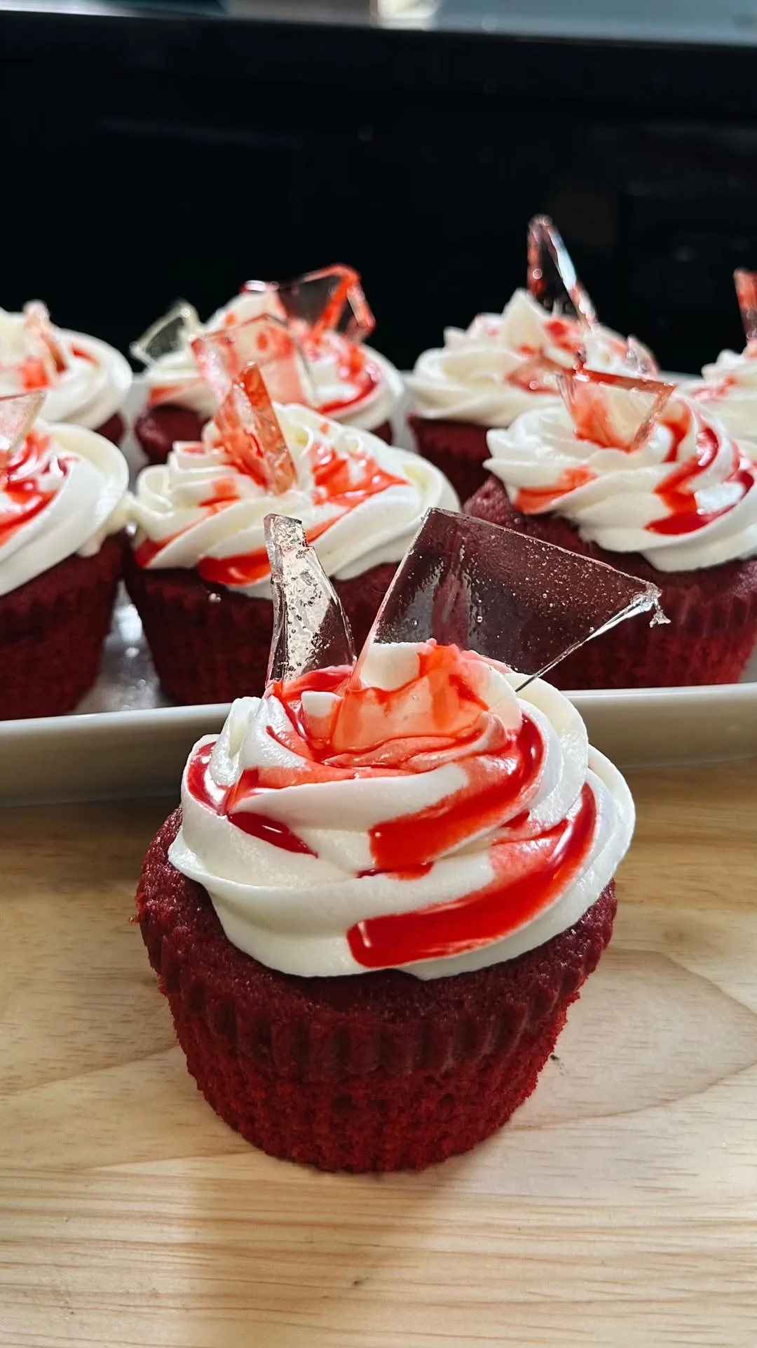 halloween-themed-red-velvet-cupcakes-with-cream-cheese-frosting