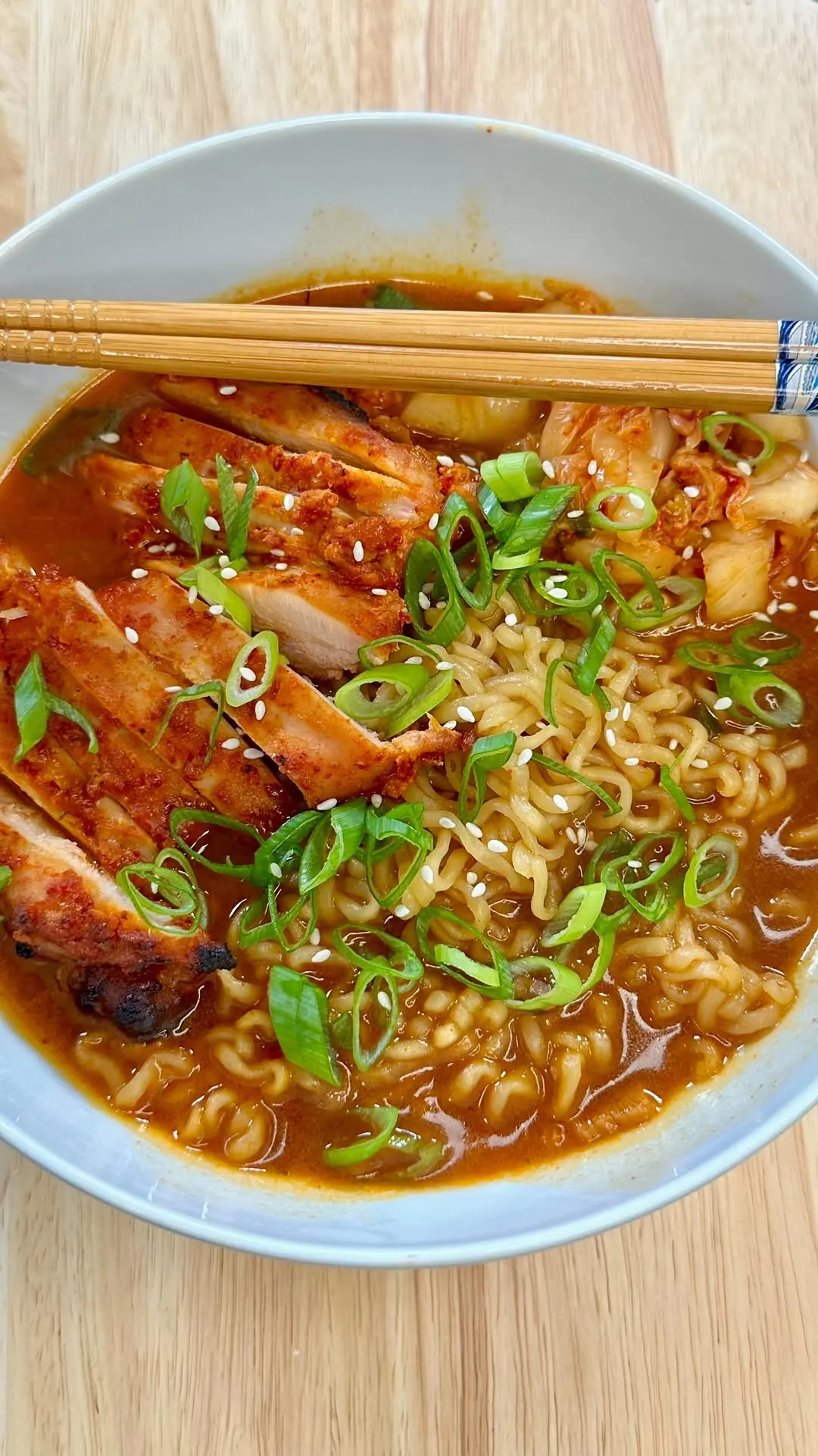 gochujang-bbq-chicken-and-kimchi-ramen