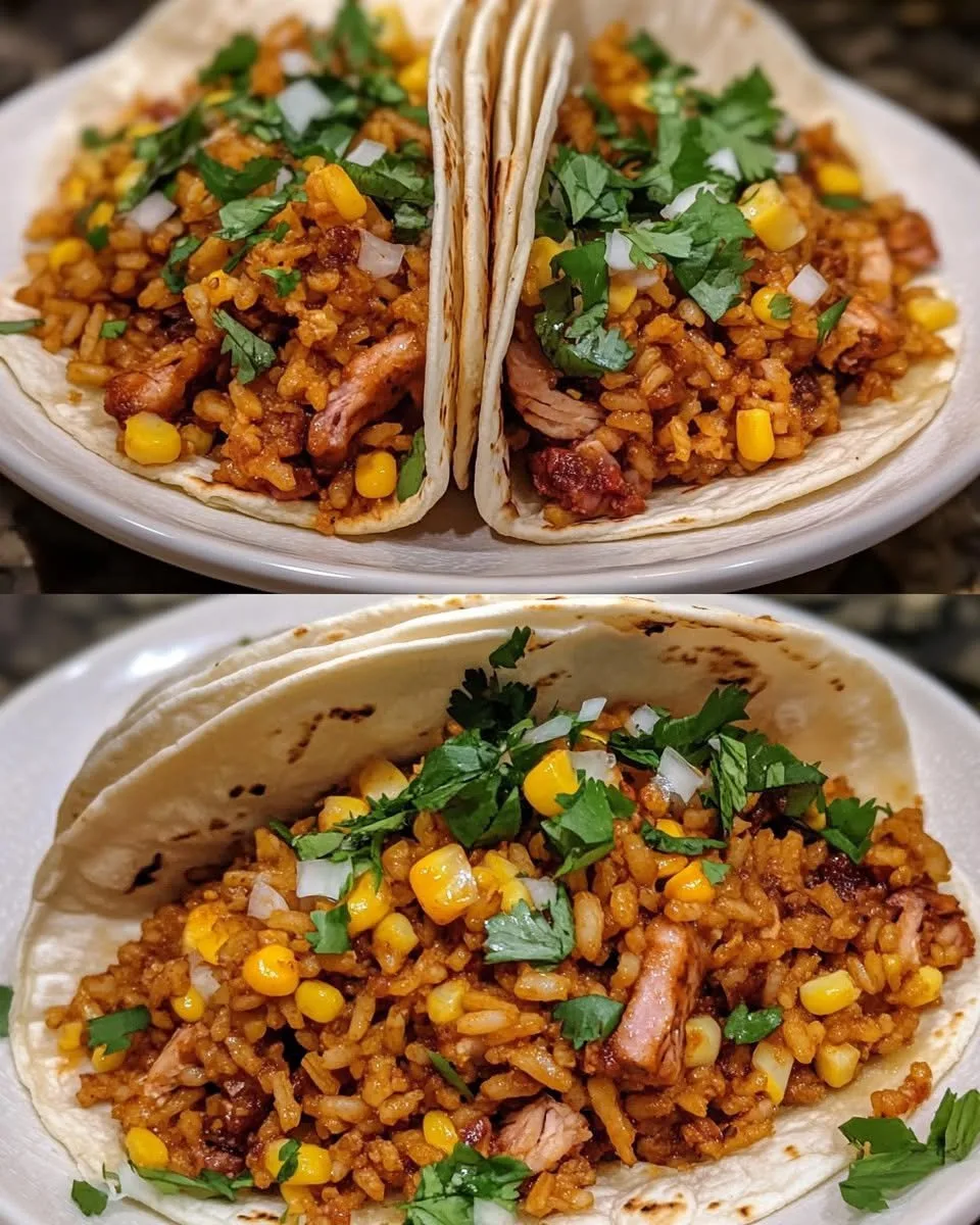 bbq-jackfruit-tacos-with-corn-rice