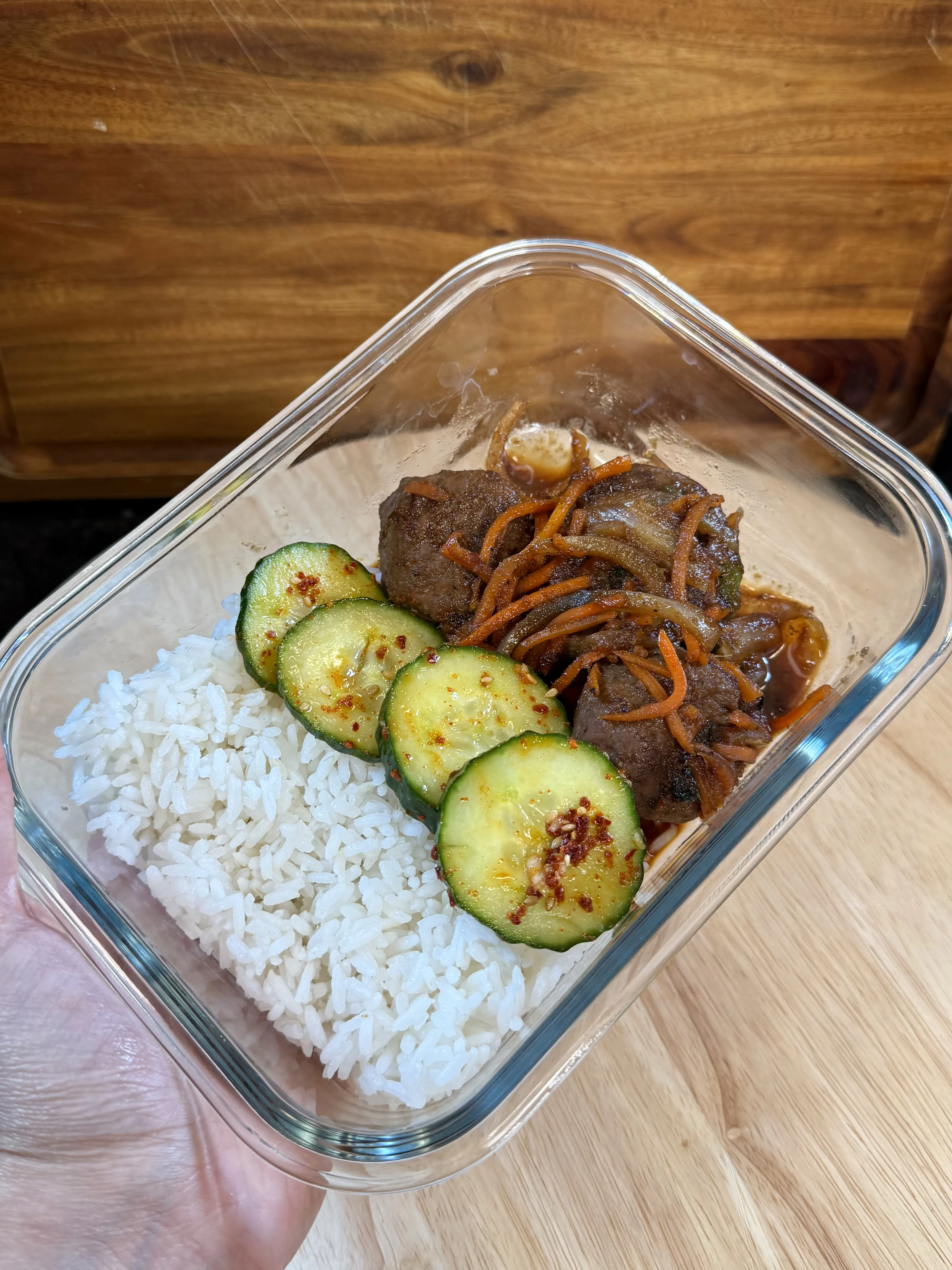 beef-bulgogi-meatballs-with-cucumber-salad