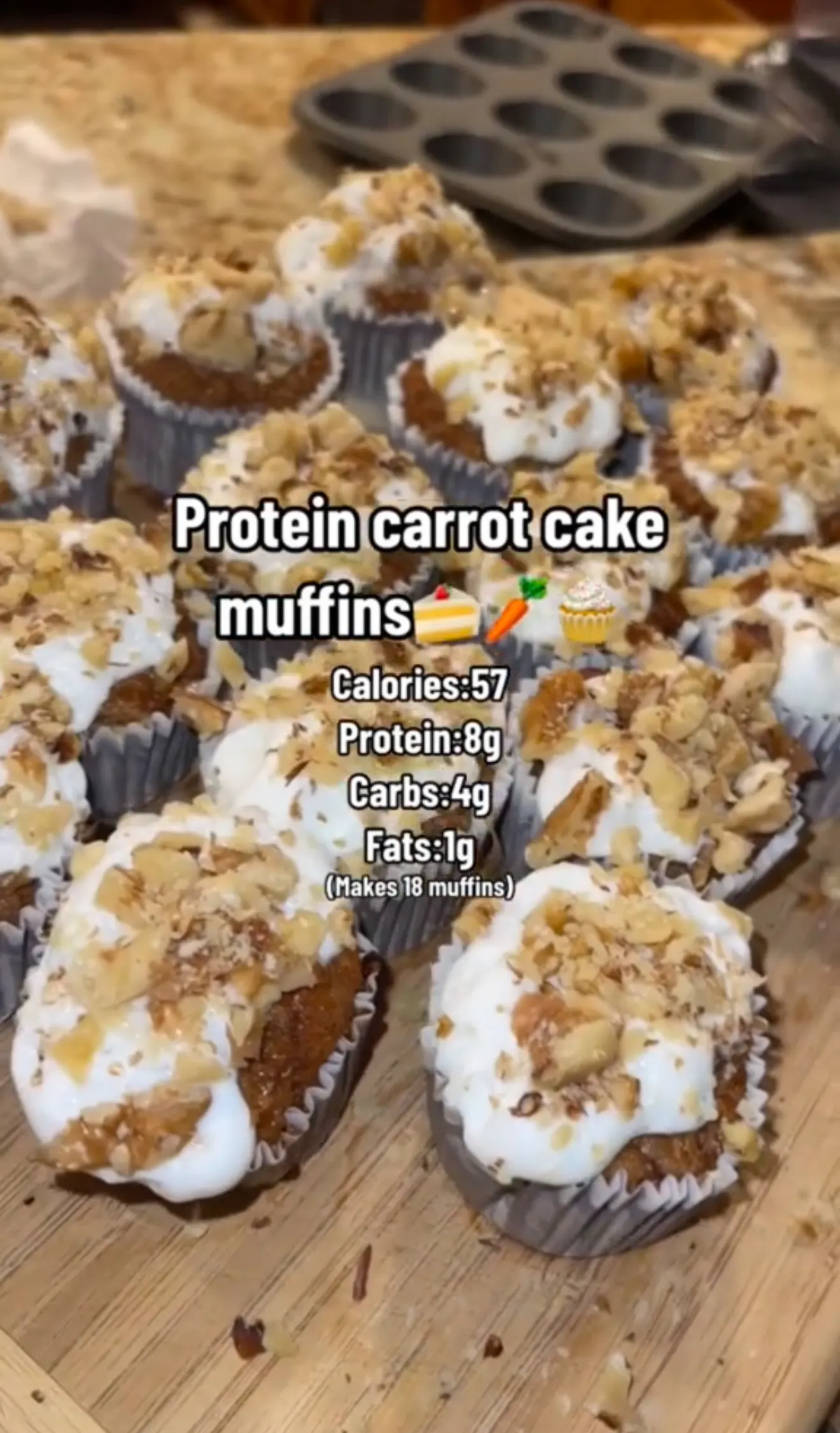 protein-carrot-cake-muffins