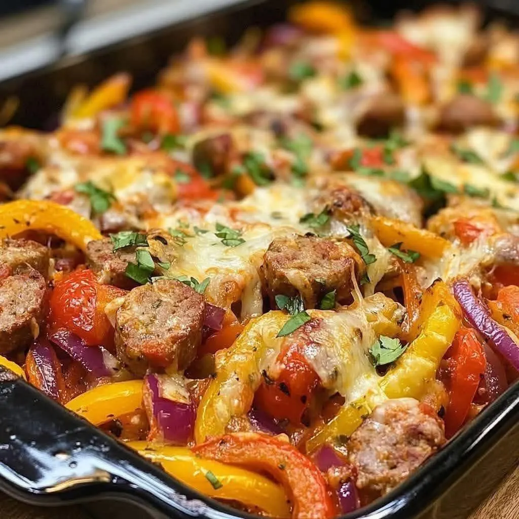 sausage-and-pepper-casserole
